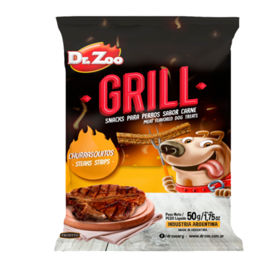 Dr Zoo Grill Friandise Grilled Bâton (Churrasquitos) 50 g